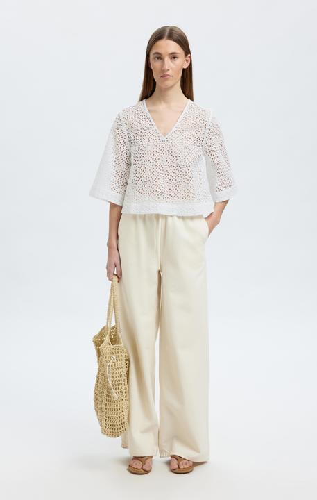 Produktbild Selected Femme Broderie Anglaise Crop Top (36)