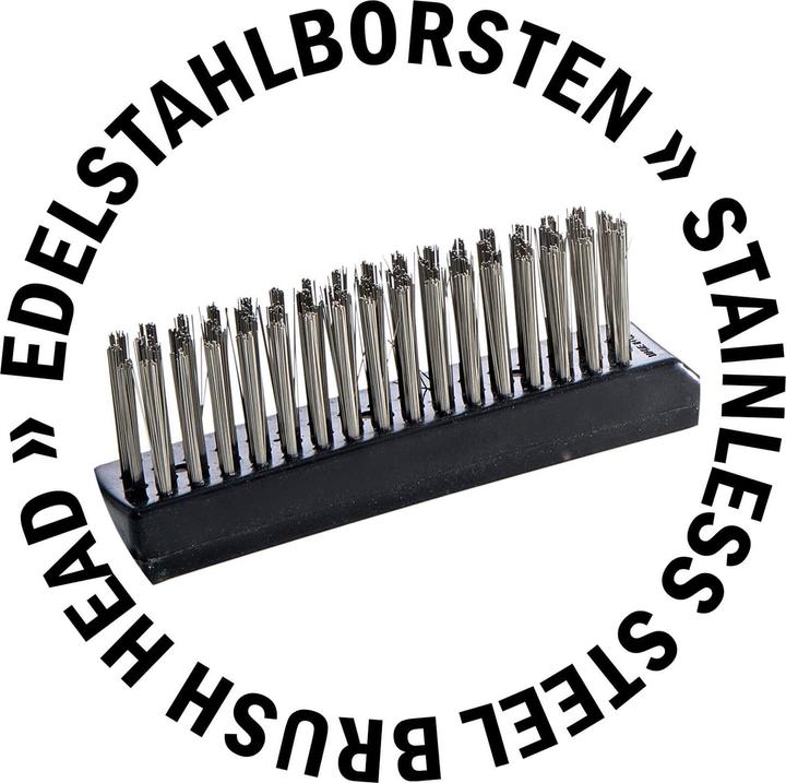 Actual product image All'Grill Cast iron plate cleaning brush 15/29x2.5 cm (29 cm)