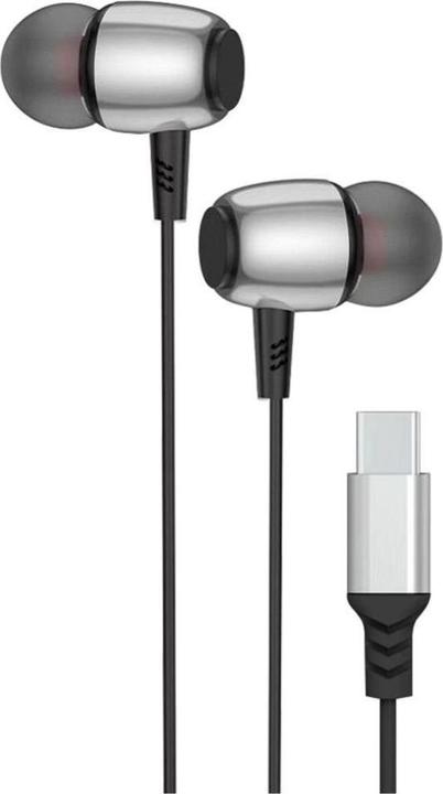 Image du produit BlueStar Wired headphones Blue Star BLUE STAR wire earphones Type C (DAC) with microphone M09C 1,2 m black (Filaire)