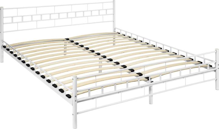 Produktbild tectake Metallbett (200 x 180 cm)