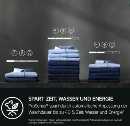 Produktbild AEG LR7G60489 wasmachine Voorbelading 8 kg 1400 RPM A Wit (8 kg, Links)