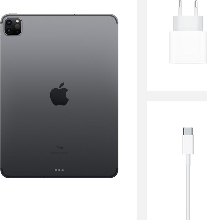 Produktbild Apple iPad Pro 2020 (2. Gen) (4G, 11", 256 GB, Space Grey)