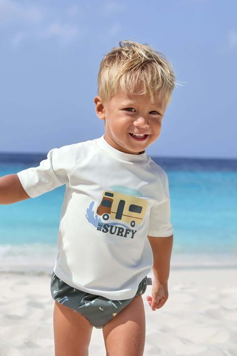 Produktbild Lässig Baby-Bademode Bade-Shirt LSF Short Sleeve Rashguard - Camper (74)