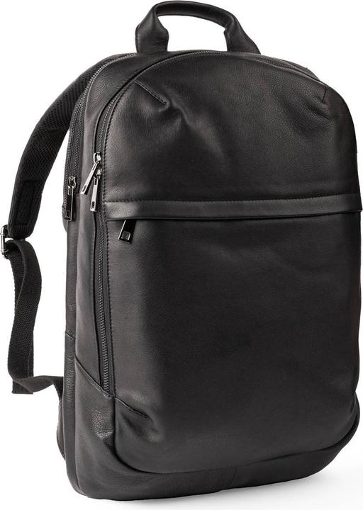 Image du produit Accezz Leather Laptop rugzak 16 inch - Zwart