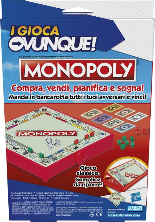 Produktbild Hasbro Gaming Monopoly (Italienisch)
