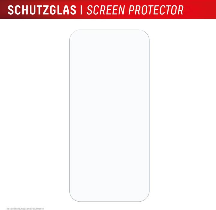 Actual product image Displex Real Glass, 2D Panzerglas (1 Piece, Apple iPhone 16 Plus)