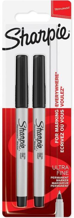 Actual product image Sharpie Ultra Fine (Black, White, 0.50 mm, 2 x)