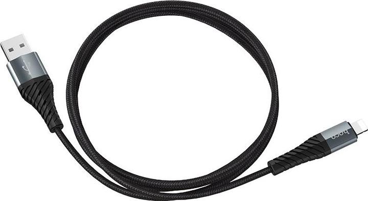 Actual product image Hoco USB-A to Lightning X38 Cool, 18W, 2A, 1m, black (1 m, USB 3.0)