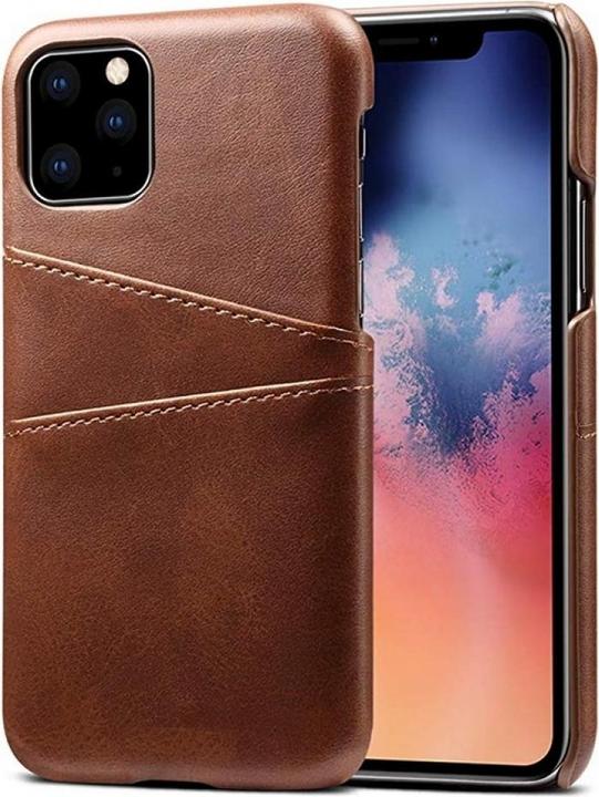 Produktbild Screenguard Apple iPhone 11 Pro Max CardCaddy Leder Backcase mit Kartenfächern (Apple iPhone 11 Pro Max)