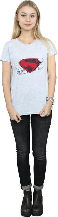 Image du produit - T-shirt JUSTICE LEAGUE MOVIE SUPERMAN LOGO - Femme (L)