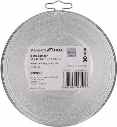 Produktbild Bosch Professional Zubehör PRO Stainless Steel and Metal X-Lock Trennscheibe, 125 x 1 x 22,23 mm