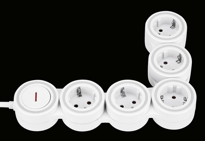 Actual product image REV Power strip Supraflex (5 x, CEE 7/3, 1.40 m)