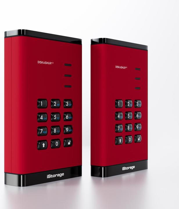 iStorage diskAshur3 HDD 5TB - Red (5 TB)