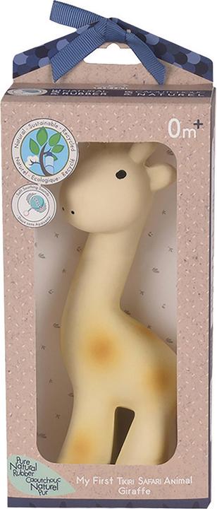 Actual product image Tikiri Giraffe rattle in box