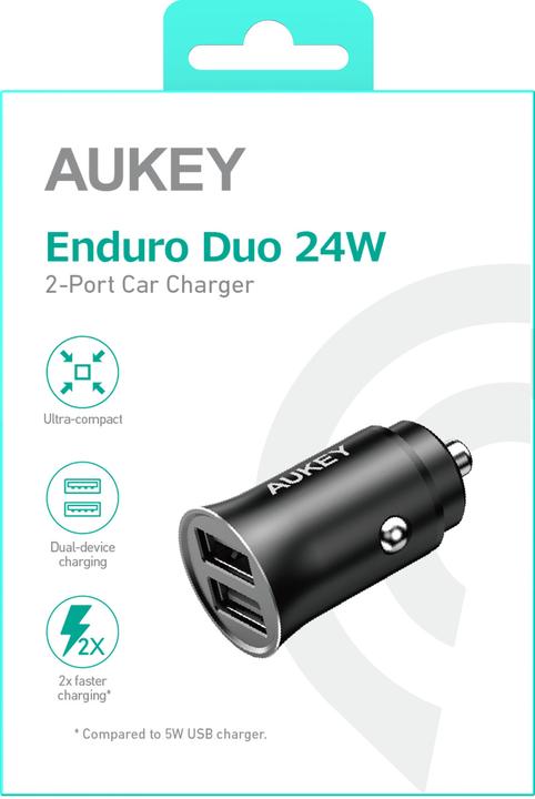 Image du produit Aukey Enduro DUO 24W Car Charger