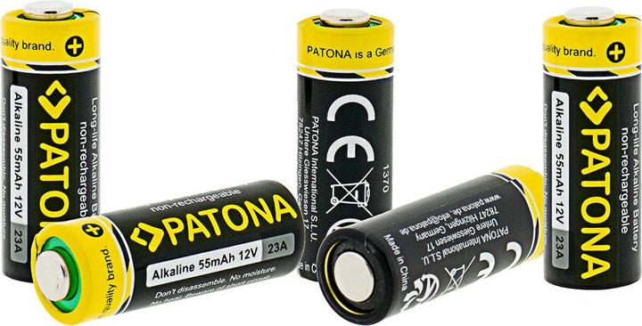 Produktbild Patona Alkaline Batterie 23A (5 Stk., A23, 55 mAh)