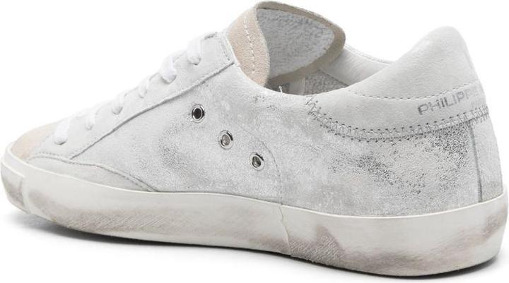 Produktbild Philippe Model sneakers prsx low in laminated leather silver (38)