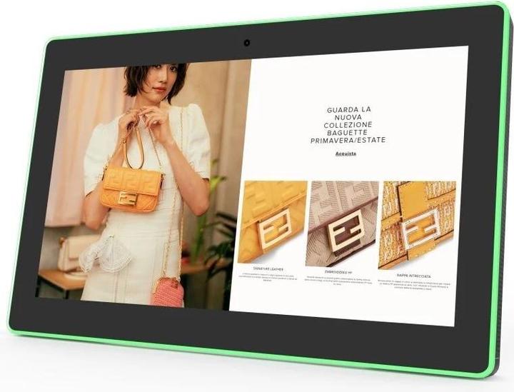 Actual product image Allnet Meeting room RGB LED Tablet 15 inch RK3399 Android 10 and NFC/RFID black (14.50", 2.05 GB, Black)