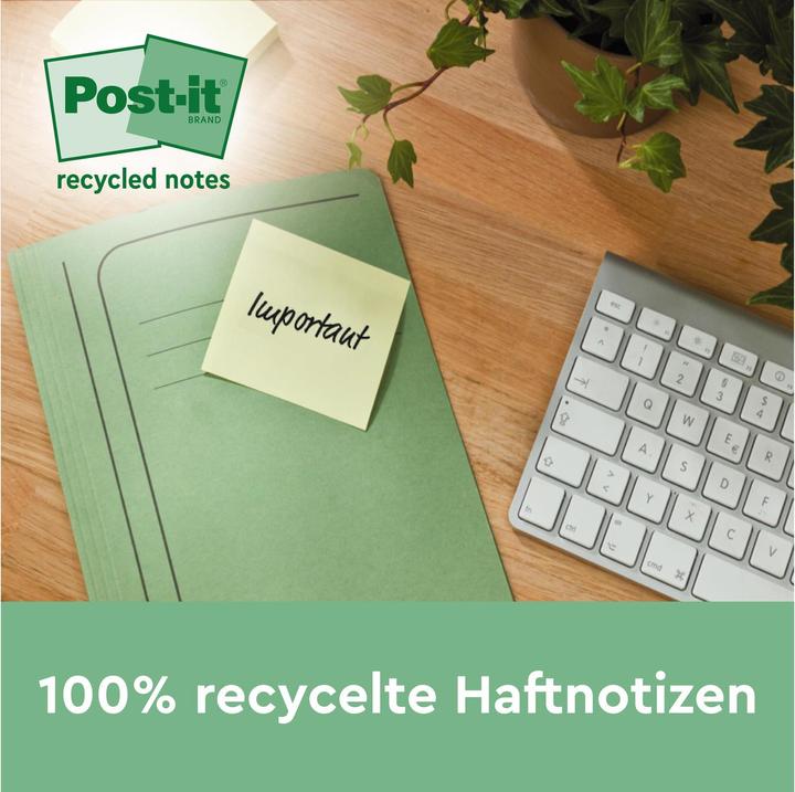 Actual product image Post-it Recycling Notes (76 x 76 mm)
