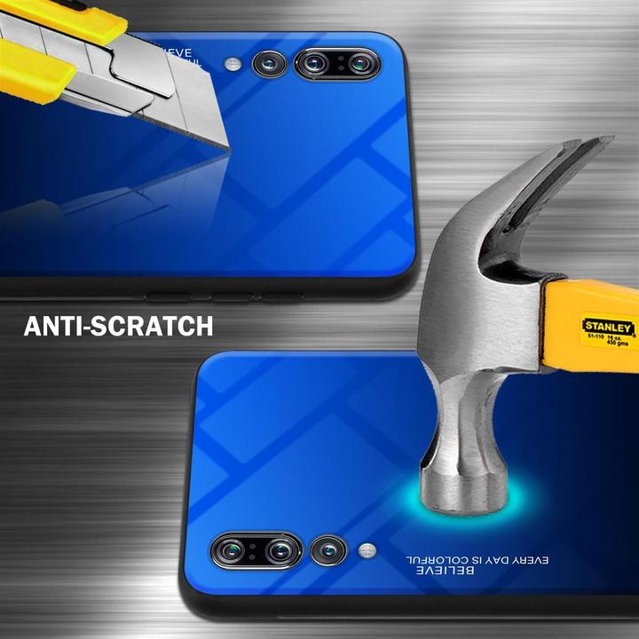Produktbild Cadorabo TPU 2 Farben Glas Cover (Huawei P20 Plus, Huawei P20 Pro)