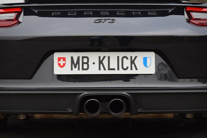 Actual product image MB Number frame (Front + rear, Long format)