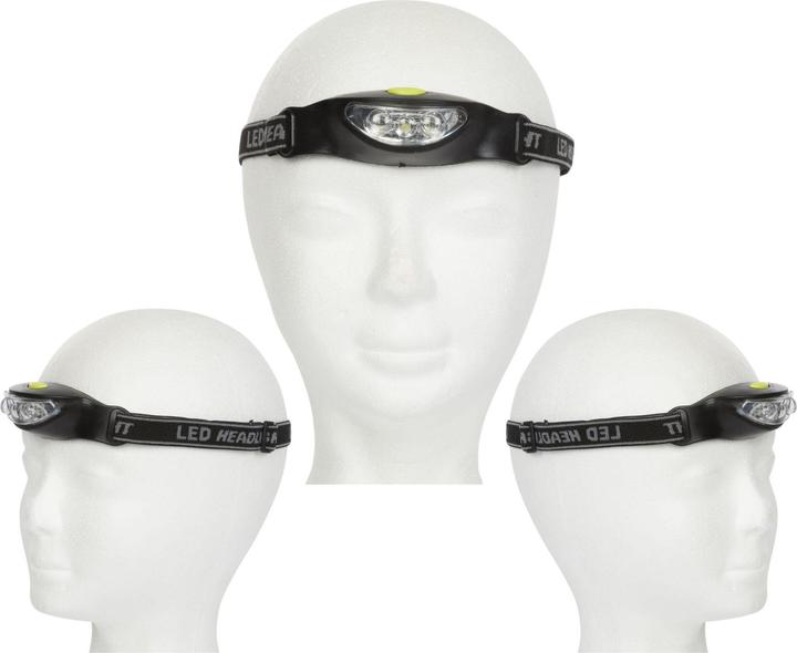 Produktbild Perel Stirnlampe Mit 3 Sehr Hellen Weissen Leds