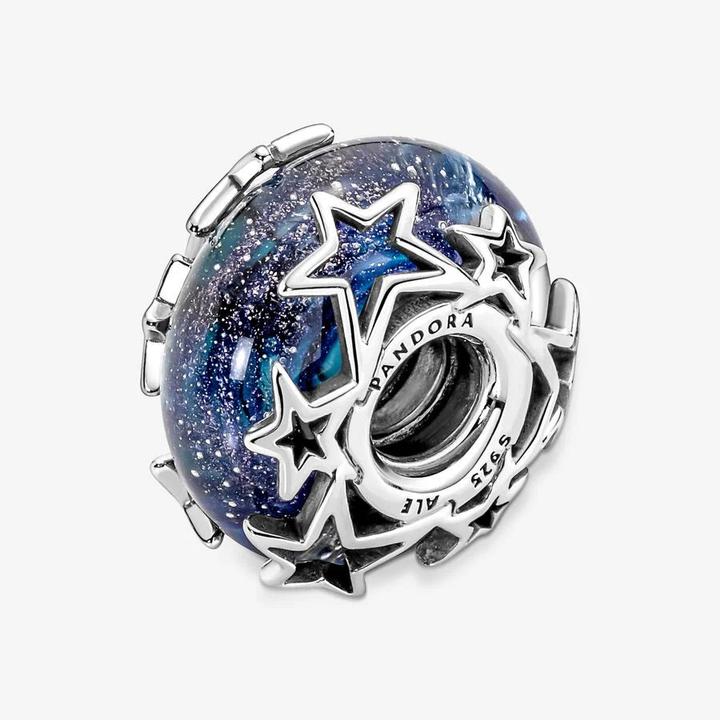 Immagine prodotto Pandora Charms/Beads di Murano con galassia blu e stelle (Argento 925)
