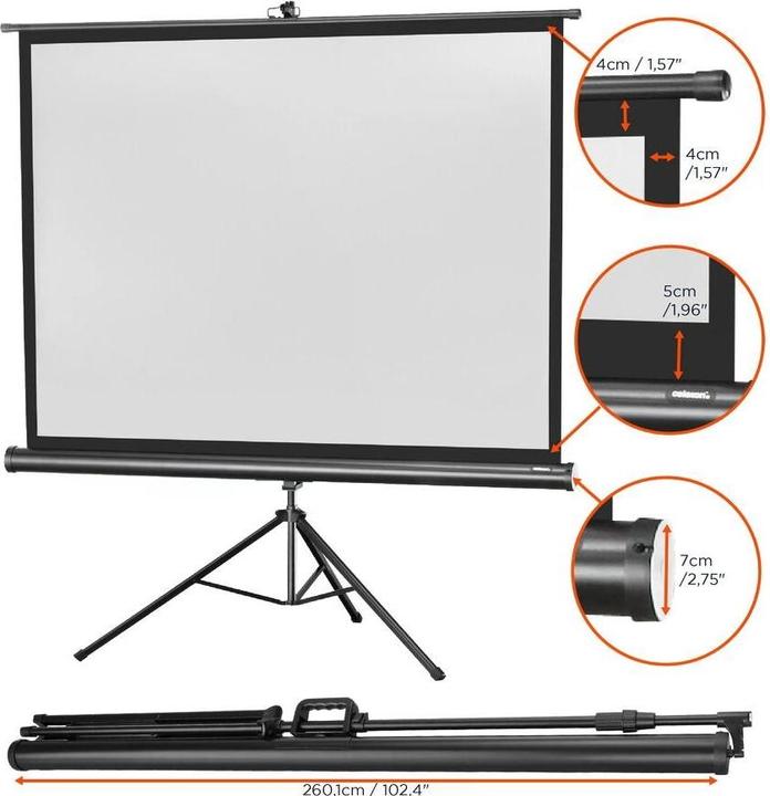 Produktbild Celexon Eco Stativ, Leinwand, 4:3 (120", 4:3)