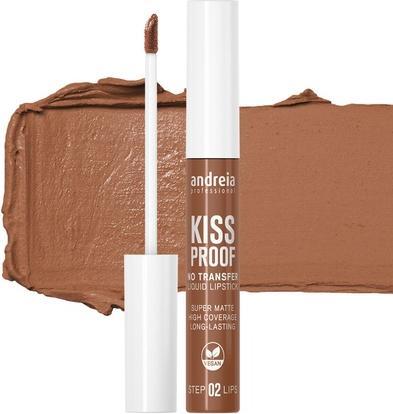Immagine prodotto Andreia Professional Rossetto labbra No Transfer a prova di bacio 06 Cioccolato al Latte (06 Marrone cioccolato chiaro)