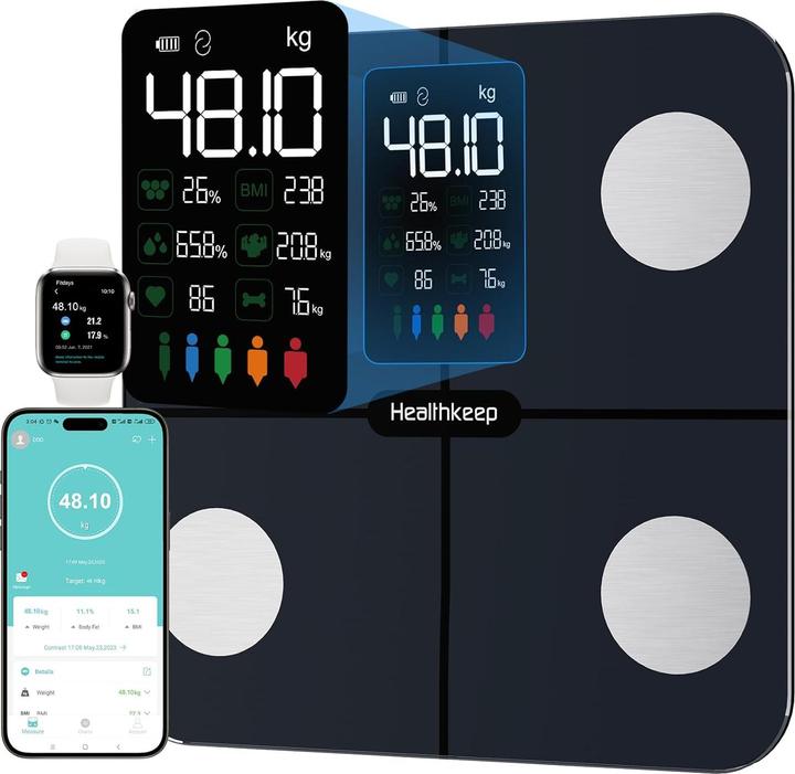 Immagine prodotto Healthkeep Körperfettwaage (180 kg)