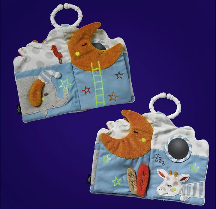 Actual product image Sombo Fabric book good night giraffe