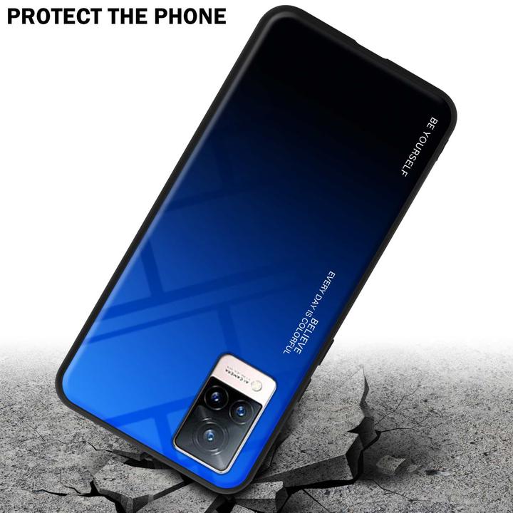 Image du produit Cadorabo TPU 2 couleurs Housse en verre (Vivo V21)