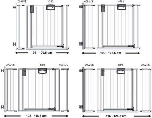 Produktbild Geuther Treppengitter Easylock (84.50 cm)