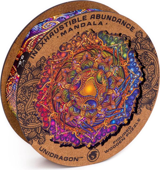 Produktbild Unidragon Mandala Councious Love (200 Teile) - Holzpuzzle (200 Teile)