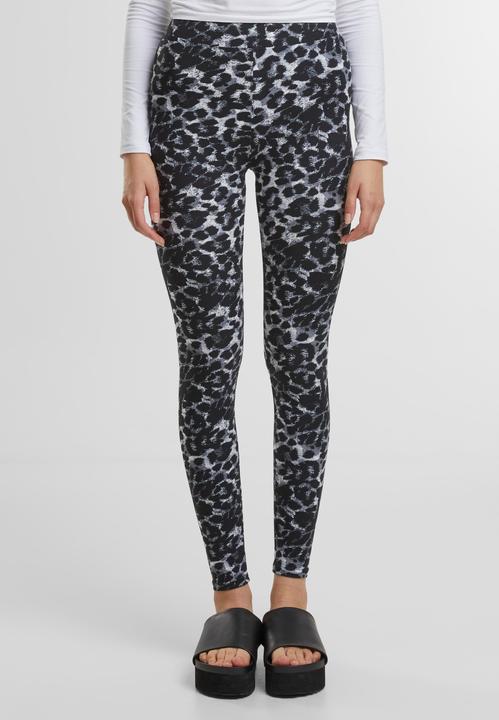 Actual product image Urban Classics Ladies Soft AOP Leggings - 16531 (XXL)