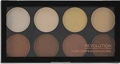 Immagine prodotto Makeup Revolution Luci iconiche e contorno Pro (Highlighter, 13 g)