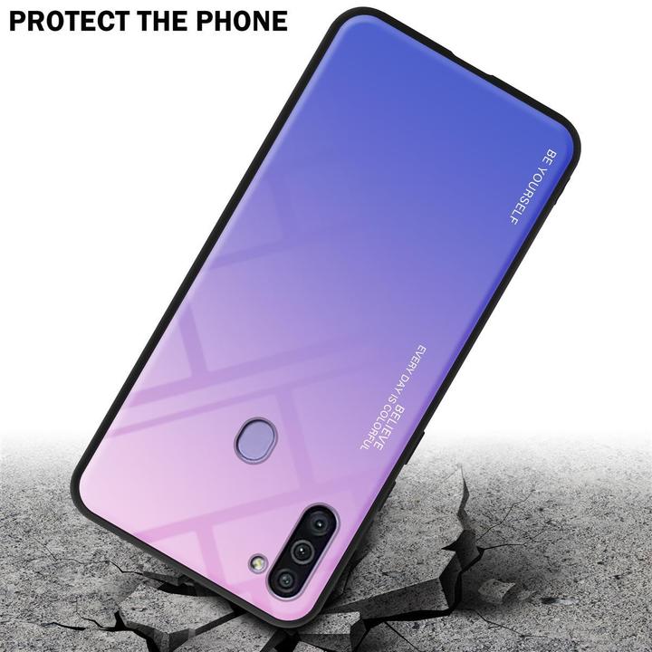 Actual product image Cadorabo TPU 2 colors glass cover (Samsung Galaxy M11, Samsung Galaxy A11)