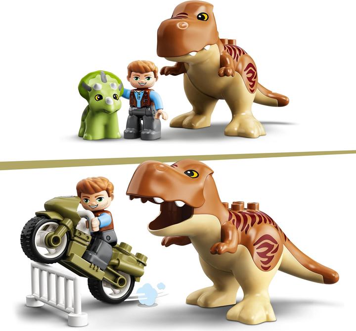 Immagine prodotto LEGO Eruzione del T. Rex e del Triceratops (10939)