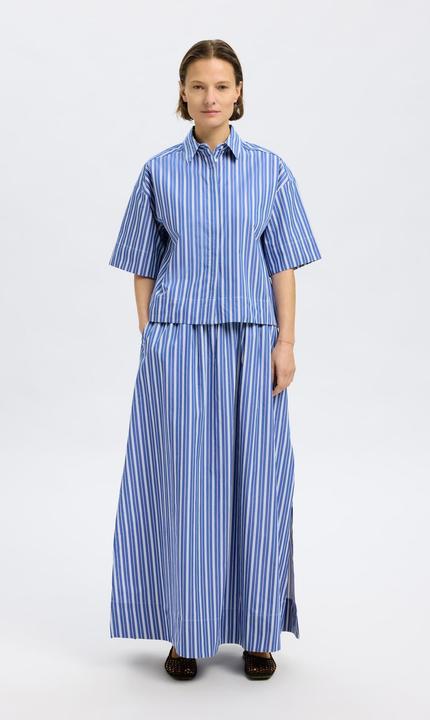 Actual product image Selected Femme Streifen Kurzarmhemd (40)