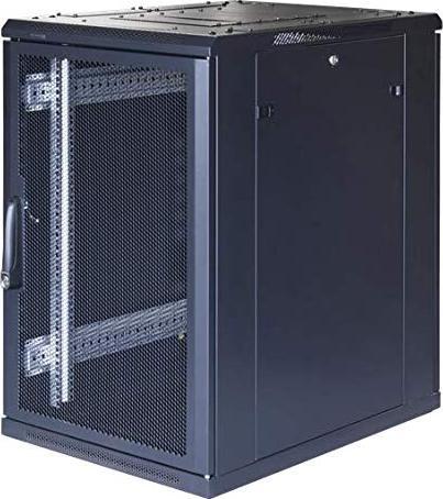Produktbild Toten System G, 19" Schrank, 18HE, 600x1000, perforierte Fronttür, 800kg, schwarz 19-G6018PP (10.86 HE, 19 Zoll Rack)