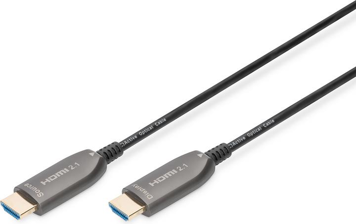 Digitus HDMI AOC Hybrid Fiber Optic Cable, UHD 8K, 20 m (20 m, HDMI)