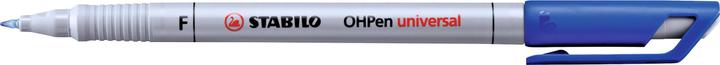 Produktbild STABILO OHPen universal Folienstift wasserlöslich (Blau, 0.70 mm, 10 x)