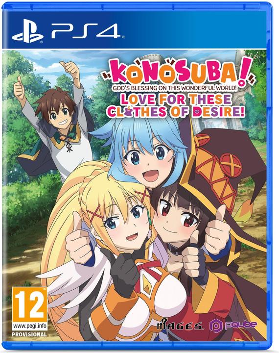 Actual product image Pqube KonoSuba! Gods Blessing on this Wonderful World! - PS4 (PS4)