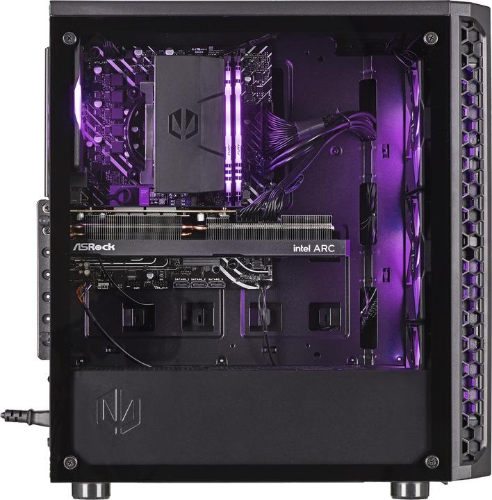 Actual product image Actina 5901443339281 PC Midi Tower AMD Ryzen™ 5 5600 DDR4-SDRAM SSD AMD Radeon RX 7700 XT Black (AMD Ryzen 5 5600, 32 GB, 1000 GB, Radeon RX 7700 XT)