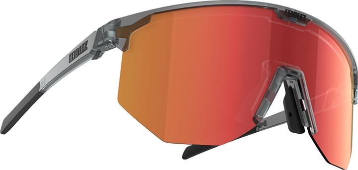 Grigio scuro trasparente, Marrone con Multi rosso