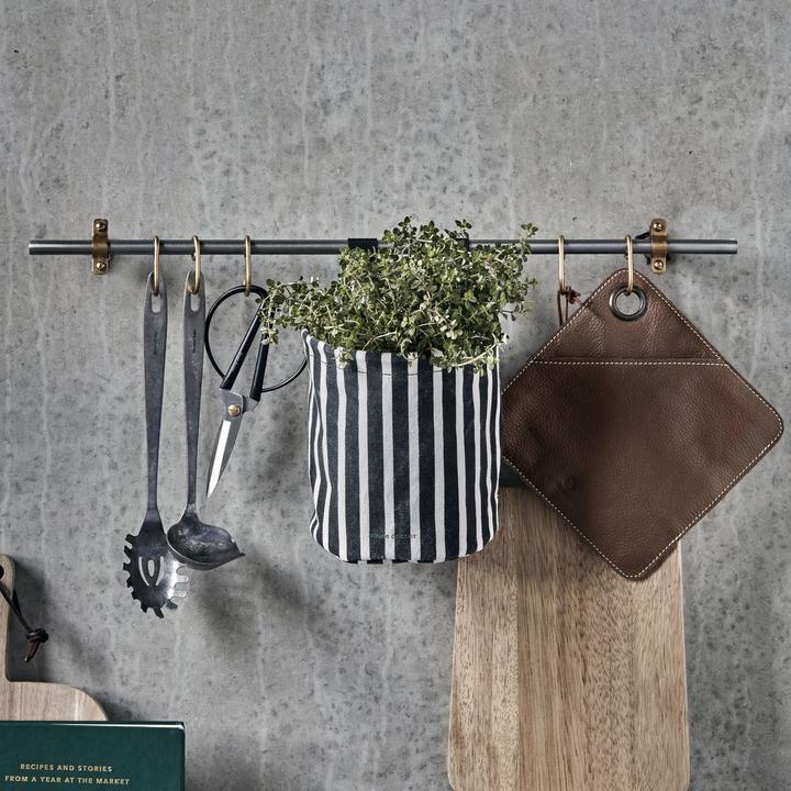 Image du produit House Doctor Rangement, HDLava, noir/off-white (18 x 15 cm)