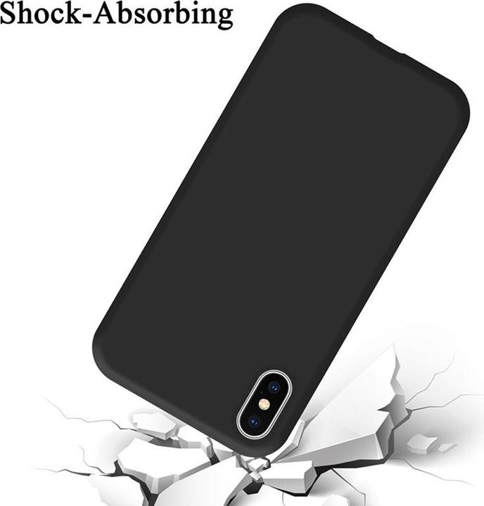Actual product image Cadorabo TPU Liquid Silicone Case Cover (Apple iPhone X)