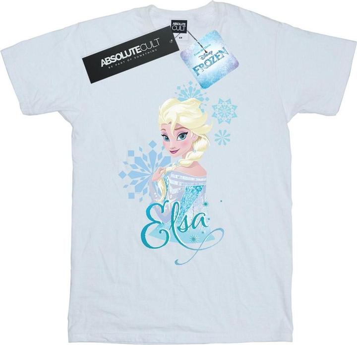 Immagine prodotto Disney Frozen Elsa Snowflakes Maglietta Ragazze (140, 146)