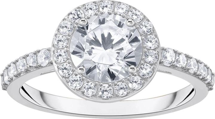 Produktbild Thomas Sabo Halo-Ring mit weissem Stein im Brillantschliff (52, 925 Silber)