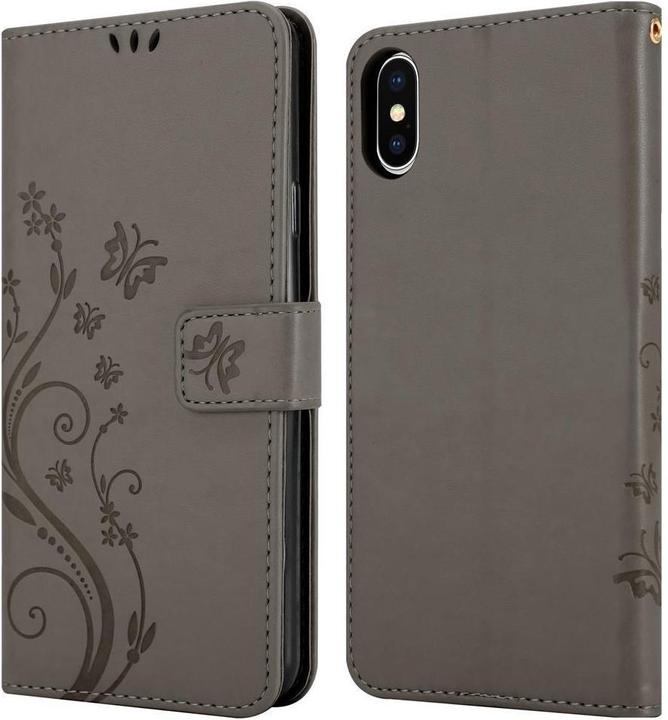 Actual product image Cadorabo Flower Book Cover (Apple iPhone XS Max)